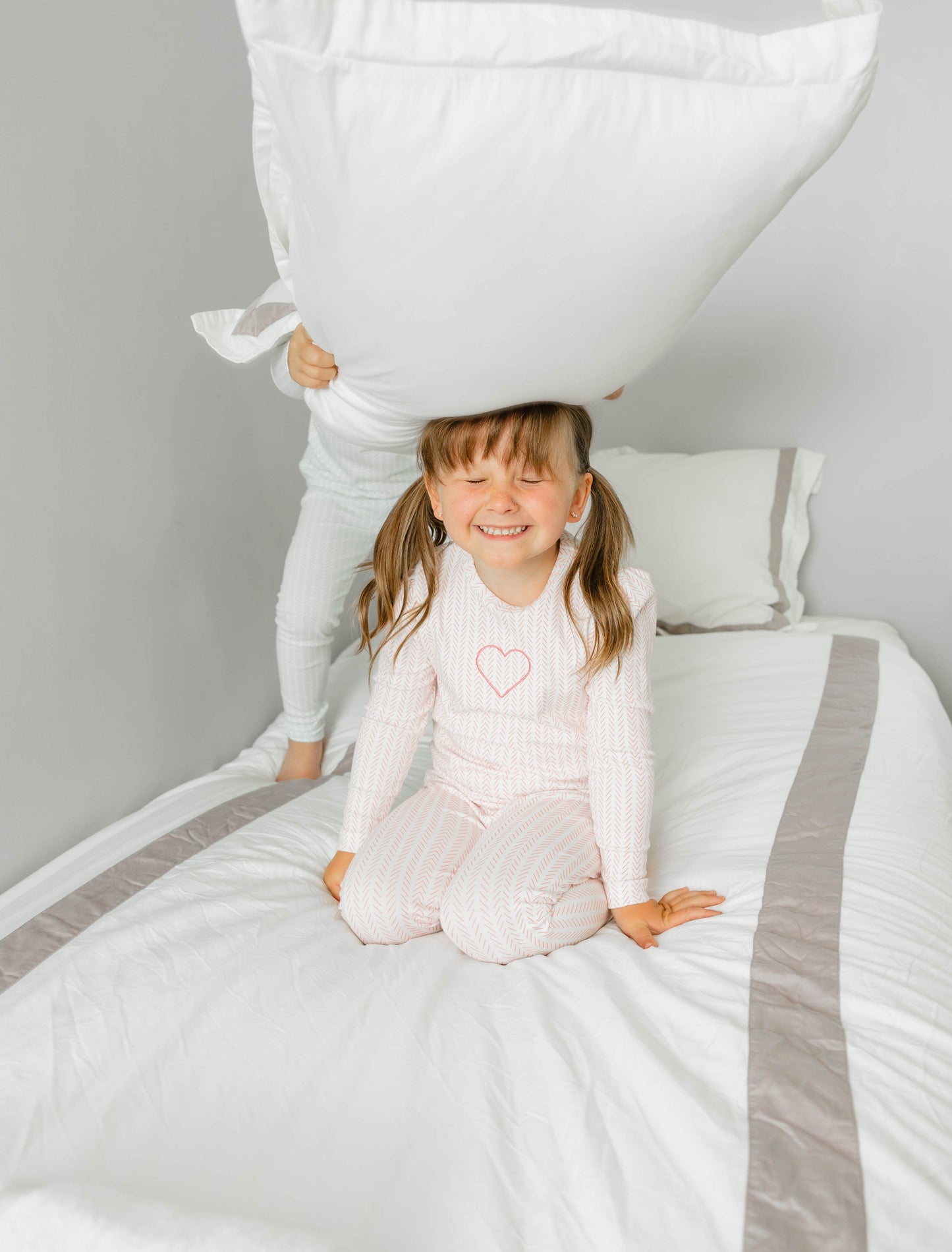 Heart Herringbone Pajama