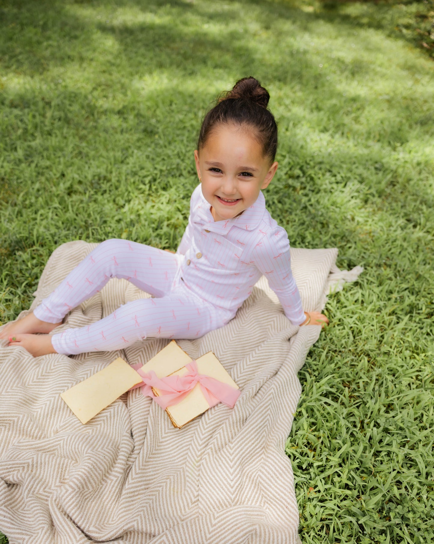 Pink Bows Grandpa Pajama