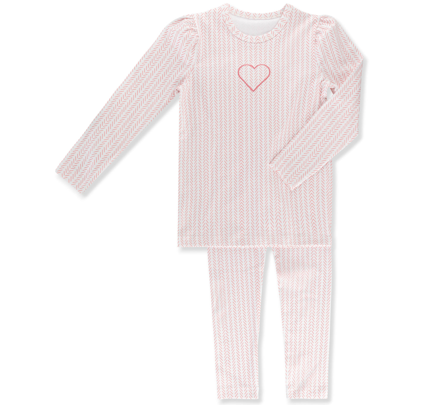 Heart Herringbone Pajama
