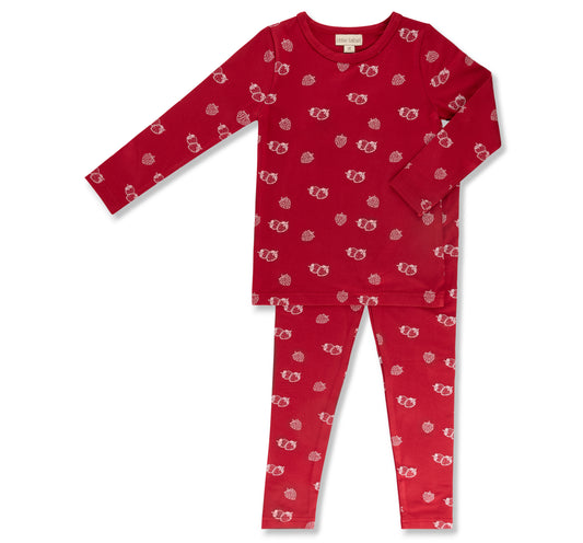 Bamboo All Over Print Pajama Strawberries